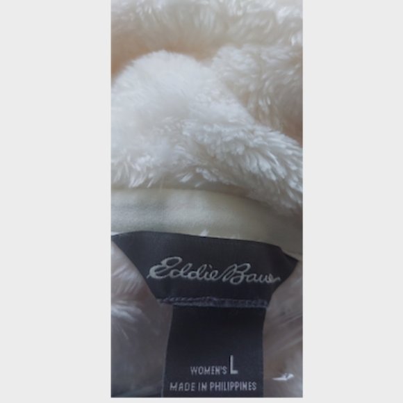 Eddie Bauer Alpine Plush Full-Zip Jacket in Ivory - Picture 5 of 6